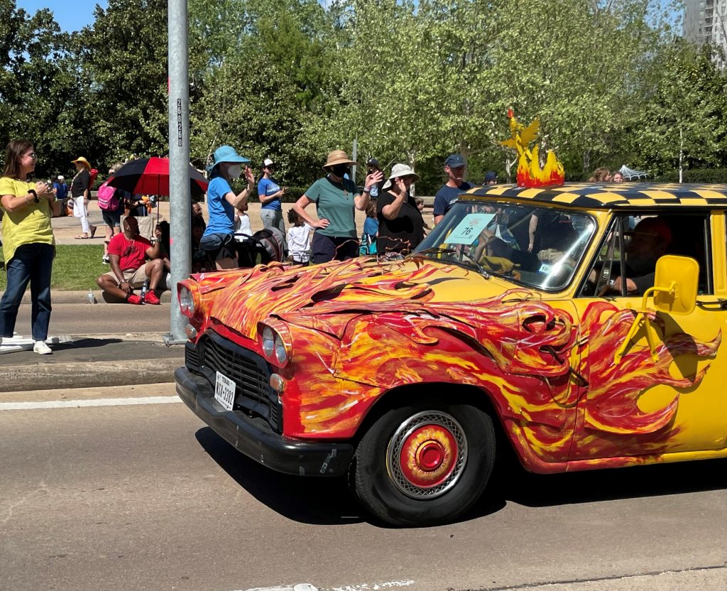 Art car in Houston Art Car parade