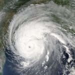 Hurricane Rita image in the Gulf of Mexico